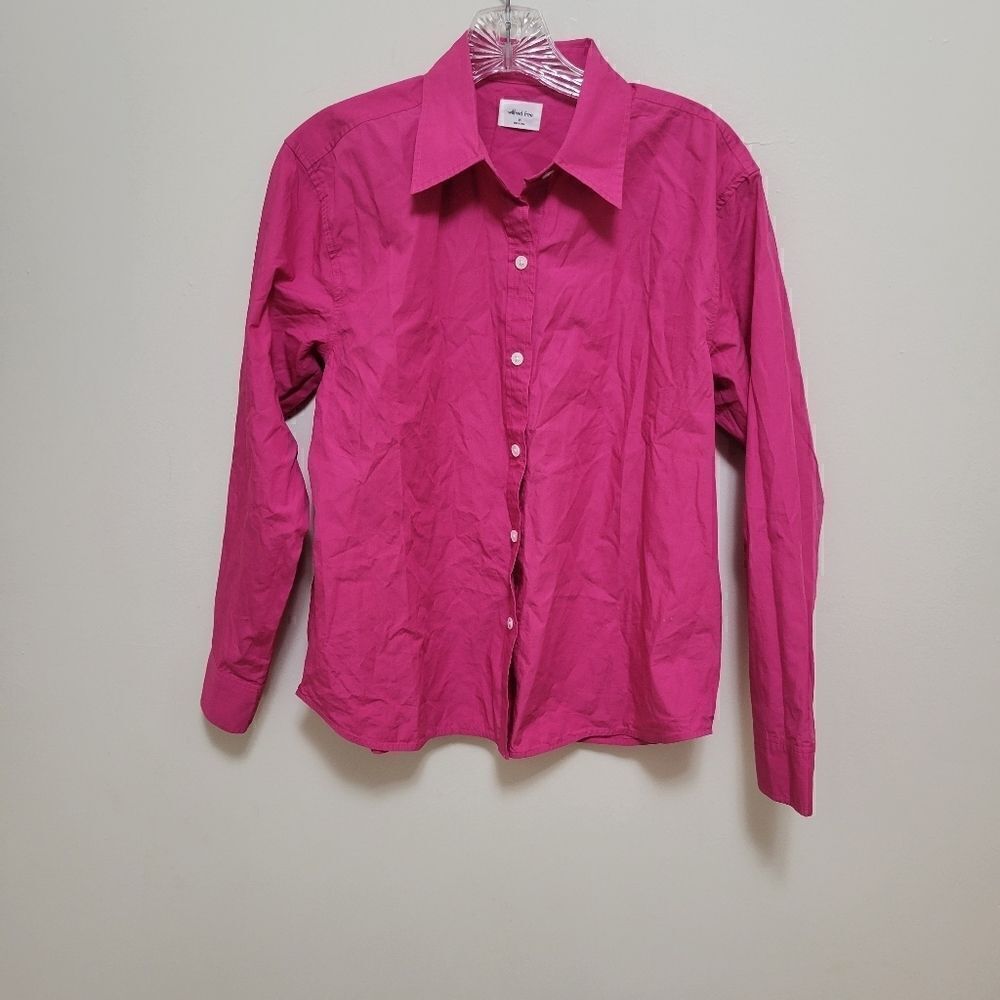 Aritzia Wilfred Free Pink Cotton Button Up Shirt XS